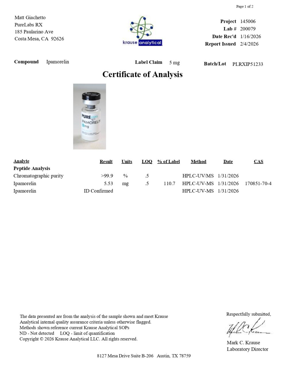 IPAMORELIN 5MG-01 IPAMORELIN